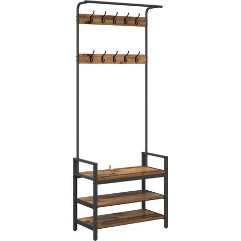 Perchero Madera vieja 75 x 34 x 184 cm Madera de ingeniería vidaXL