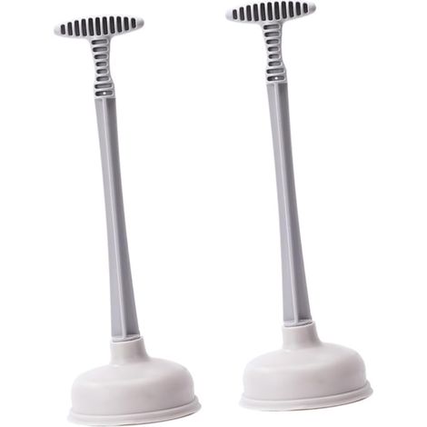 Piece Toilet Plunger Set with Strong Suction for Cleaning