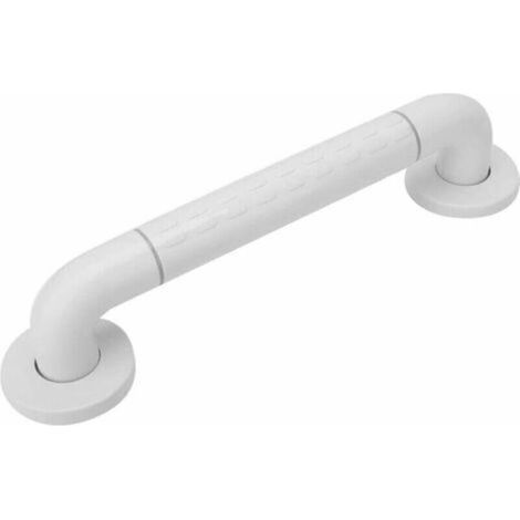 Toilet grab bar, 2-piece non-slip grab bar with handle, wall-mounted shower grab bar with light-up circles, 30cm (1/5)