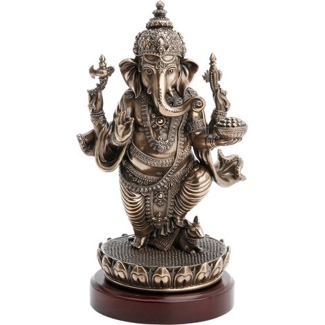 Signes Grimalt Figure de figure de personne  Ganesha Figure dans Loto Buddhas Golden 14x7x8cm 28039