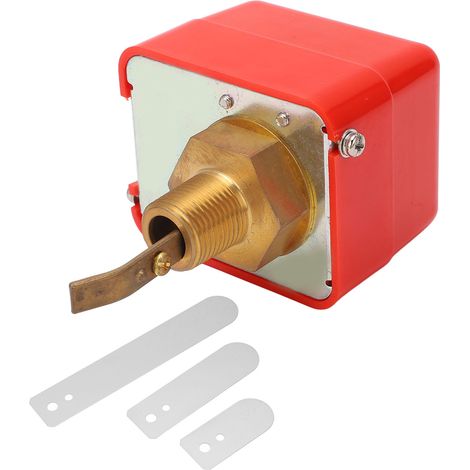 Interrupteur de débit d'eau à palette, contacts SPDT en laiton, 15 A, pour climatisation centrale 220 V CA. (1/5)