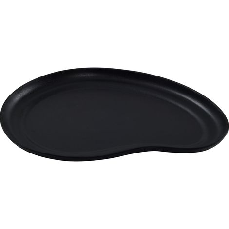 KAROLA assiette moyenne noire - 24 unités - Betik