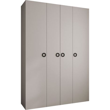 Armario Hartford 554, Cachemira, 246x170x42cm, Puertas de armario: Con bisagras, Número de estantes: 16