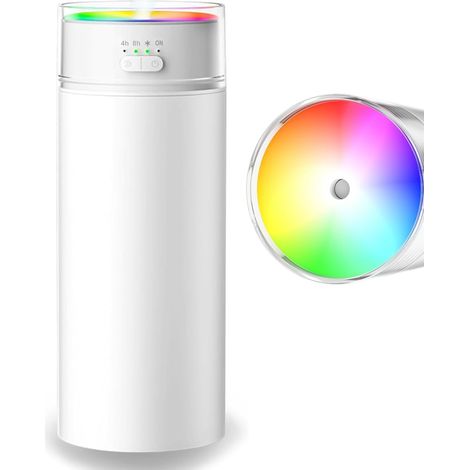 Humidificateur 500ml portable, deux vitesses, minuterie, arrêt auto, lumière changeante. (1/5)