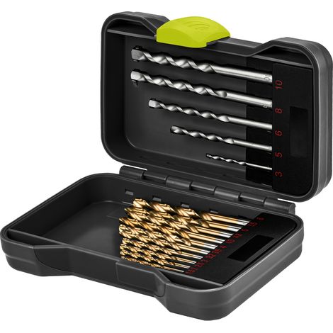 Bohrerset goobay-tools drill bit set 77848 Titanbeschichtung Präzision