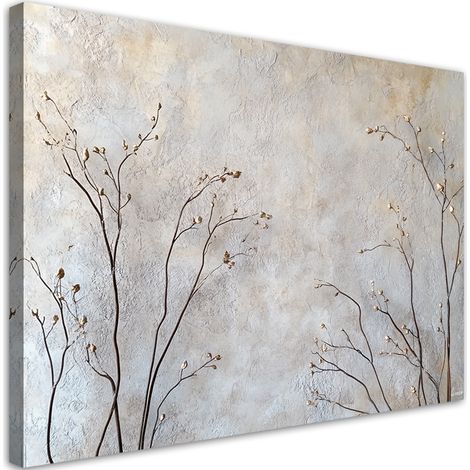 Tableau déco  Plantes branches bourgeons 100x70 (1/5)