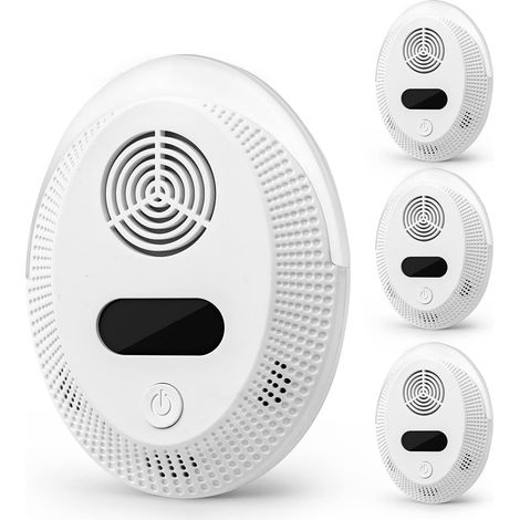 Répulsif à insectes ultrasonique, lot de 6 répulsifs électroniques pour la lutte contre les nuisibles à l'intérieur, répulsif contre les moustiques et pièges à insectes repousse les moustiques, les f (1/5)