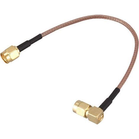 Antenne log-périodique ultra-large bande 1,35 GHz - 9,5 GHz, 8 x 10 cm, gain 5-6 dB, 15 W, adaptateur SMA femelle (1/5)