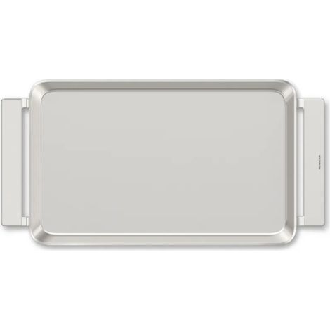 Siemens – Plancha électrique Teppan yaki 34 x 20 cm – Aluminium et acier inoxydable – Zone de cuisson flexible pour saisir viandes – 2 Kg (1/2)