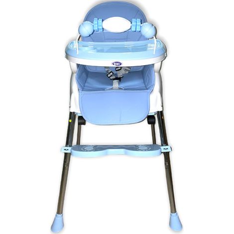 Seggiolone pappa celeste 4 in 1, sediolone cucina per