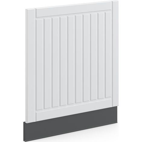 Pannello frontale Fame-Line, Bianco rustico, 60 cm senza piano di lavoro, Vicco