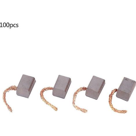 100-teiliges Kohlebürsten-Ersatzset passend für Kfz-Elektroniklüftermotor J435A 9x8x13,5 mm (1/4)
