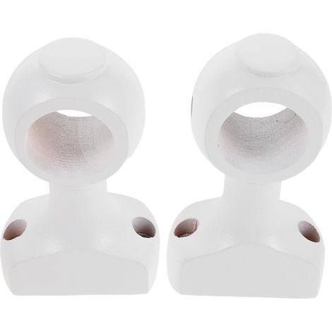 Lot de Supports De Tringle Rideaux Bois pour Fixation Murale (1/5)