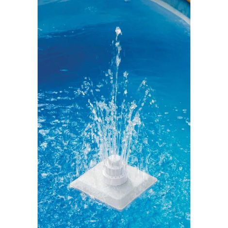 Ensemble de Fontaine de Piscine 13 pièce Blanc Fontaine à Eau de Piscine, Cascade Bassin Exterieur Lame d'eau pour La Décoration d'étang, Patio, Jardin