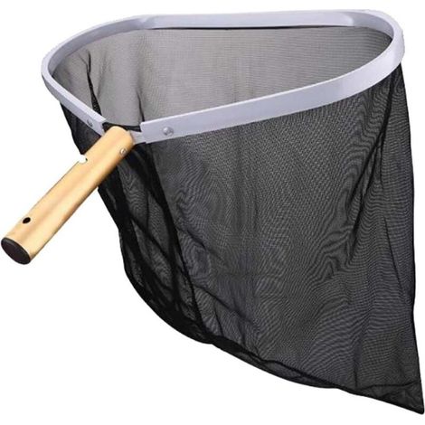 Épuisette de piscine, maille fine, aluminium, pour ramasser feuilles, insectes et débris-AquaForge (1/5)