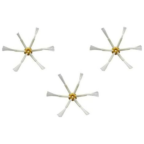 Ahlsen Pack de 3 cepillos de 6 brazos para aspiradores Roomba 500, 600, 700 Roomba (1/3)