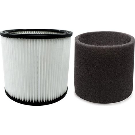 Accessoires pour purificateur d'air Shop-Vac 90350/90304/90333 : 1 cartouche filtrante + 1 coton à charbon actif