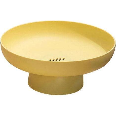 Corbeille à fruits, excellente performance. Convient pour les fêtes et un usage quotidien. Jaune. (1/4)