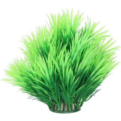 Plante Aquatique Simulée, Décoration D'aquarium, Plantes Aquatiques Artificielles pour Aquarium-Herbe Boule Verte (8018) (1/5)