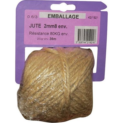 Spago in Juta Corderie Tournonaise 40m 3mm