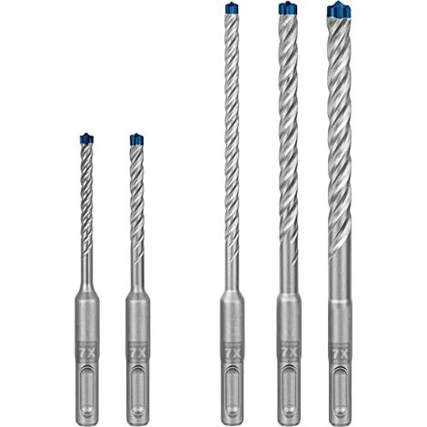 Broca sds expert plus set 5 uds 5, 6 x 2, 8 y 10 mm
