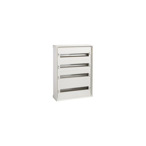 Coffret métal 4 rangées de 15M saillie L555xH780xP157 blanc Pack 160 IK07 IP30 PrismaSeT G
