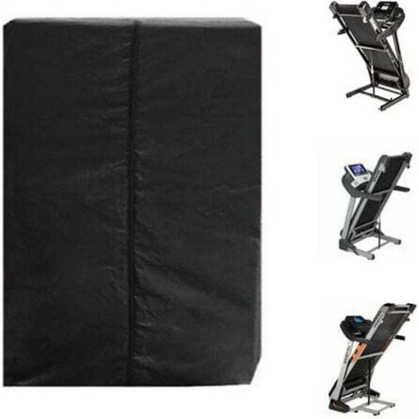 Foldable Treadmill Protective Cover Waterproof Dustproof 95x75x160cm Black (1/4)