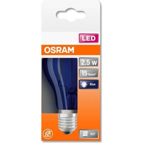 Osram LED Star Classic Decor E27 Poire Filament Dépolie 2.5W 10lm