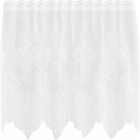 Rideaux avec des rideaux Blanc 500x100cm Polyester CFW38783 (1/5)