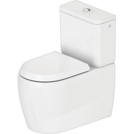 DURAVIT 2021092000 QTG SWC Kbi 660 blanc brillant cuvette suspendue à profondeur réduite Sra:rml