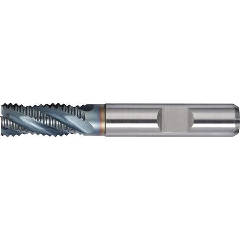 TECWERK Schaftfräser DIN 844 Typ NR D.16mm Einsatz-L.42mm HSS-Co5 TiCN Weldon TW (1/2)
