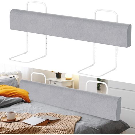 Wolketon 180cm Bettgitter Rausfallschutz Babybettgitter Bettschutzgitter Kinderbettgitter für Kinder Höhenverstellbar 5-Loch