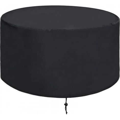 Housse de protection pour brasero en tissu Oxford noir, 102 x 102 x 51 cm, housse imperméable réutilisable pour barbecue. (1/5)