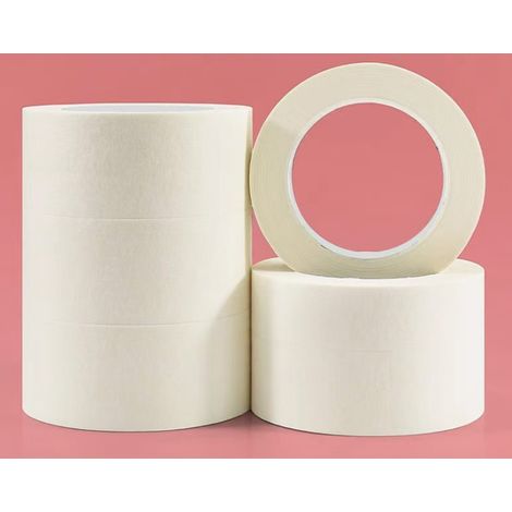 Ruban de masquage pour peindre et masquer Adhésif sans laisser de résidus Disponible, 5 cm x 20 m(pack de 6)