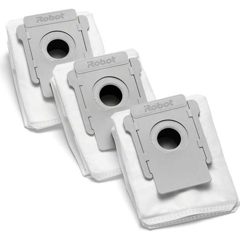 iRobot Pièces Authentiques Sacs d'élimination de la saleté Automatique Clean Base (3X) - Compatible avec Tous Les modèles Clean Base