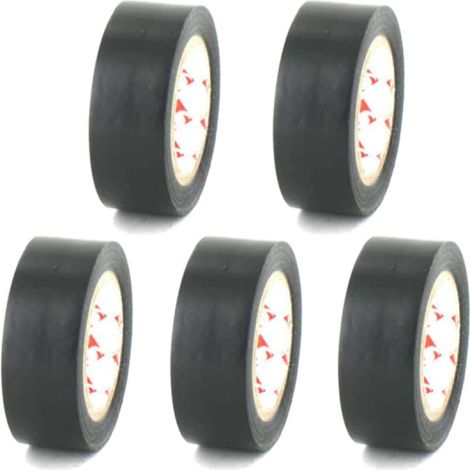 Cinta de 15 mm negro PVC Scapa eléctrica 2702 x 5 (1/2)