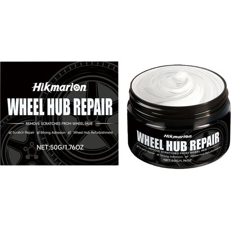 Felgenkratzercreme, Felgenaufbereitung, Polieren und Glanzverstärkung – praktische Autopflegecreme – 50 g -- BIEMMEDUE (1/5)