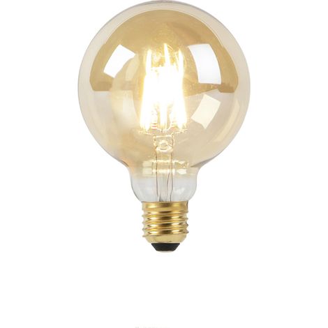 E27 Dim to Warm LED Bulb G95 Gold 8W 806LM 2000-2700K