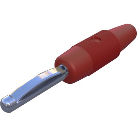 Hirschmann Test & Measurement VON 20 Bananenstecker Stecker, gerade Stift-Ø: 4 mm Rot 1 St.