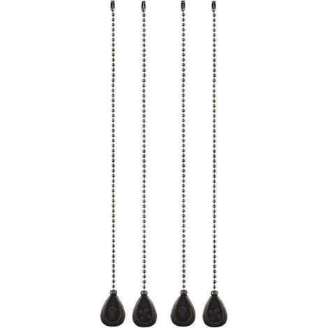 4Pcs Bronze Extension Fan, Lamp Pull Chain Decorative--