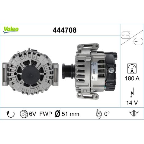Alternateur Valeo 444708 MERCEDES-BENZ 0009063622 00090636220080 0131546802