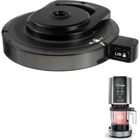 Outer Lid for Ninja NC301 Ice Cream Maker, Reusable Replacement Lid Compatible with Ninja NC299AMZ/NC301/NC300/NC201/NC101 Ice Cream Makers (No Paddle) (1/5)
