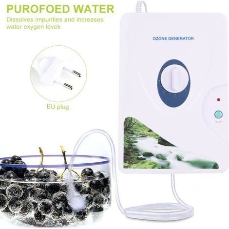 Ozongenerator für Wasser, Gemüse, Obst und Fleisch – Multifunktionaler Ozonisator – Einfache Bedienung – 600 mg/h – MLS9718 Ozongenerator