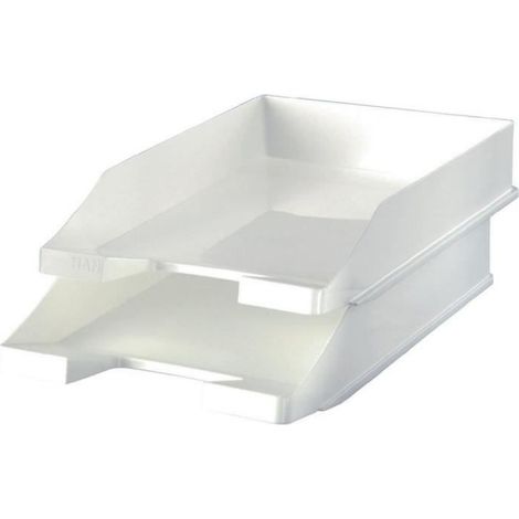 Corbeille à courrier - - C4 - Blanc - Polystyrène antistatique - 65 mm de hauteur