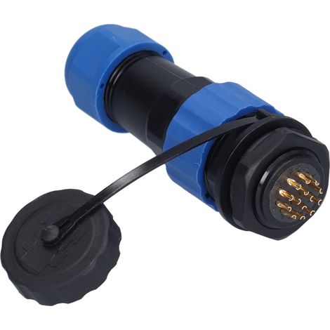 Luftfahrtstecker IP68 wasserdichter Stecker mit rückseitiger Mutter, Stecker und Buchse, Stoßverbinder, 250 V, 5 A, SP2014-Stift (1/5)