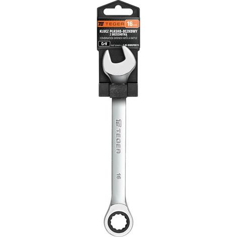 Chiave a cricchetto a forchetta 16 mm / teger (1/3)