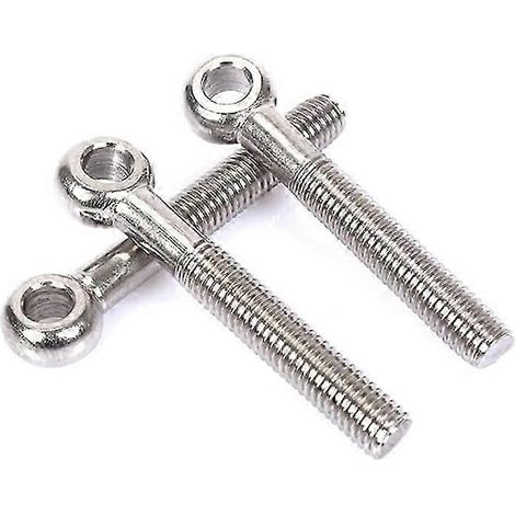 Eye Bolts, 304 Stainless Steel Welded Closed Rings M8 100mm Screw Rod Eye Screws, 3pcs (1/5)
