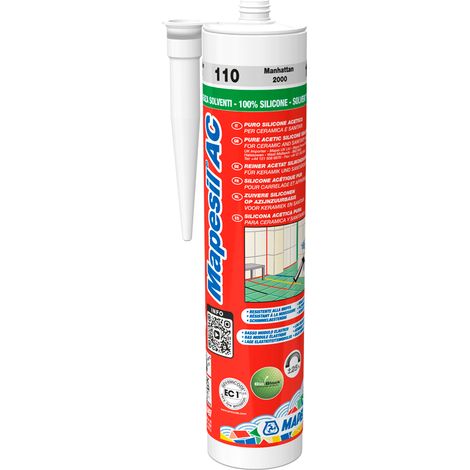 Sigillante acetico mapesil ac 999 trasparente 310 ml mapei