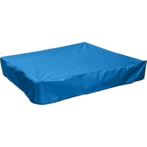 Housse De Bac À Sable - Housse De Petite Piscine - Imperméable Et Anti-UV - Tissu Oxford - 120x120 cm À 200x200 cm - Bleu (1/5)