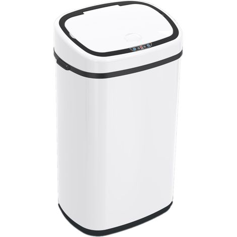 SVITA Sensor-Mülleimer 68L Mülleimer mit Sensor Abfalleimer Weiß (1/5)
